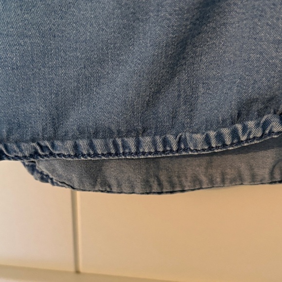 Blue Denim Button Down Shirt - Picture 6 of 6